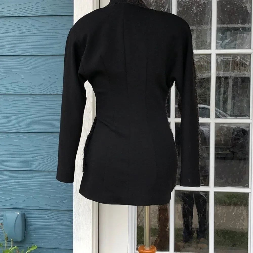 Vintage Y2K O k W  Wool/Viscose Blend Power Jacket